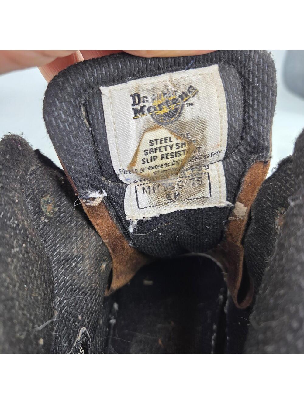 Dr. Martens 7735 Brown Leather Steel Toe Boot US 10 Work Boots Made in England - Picture 9 of 11